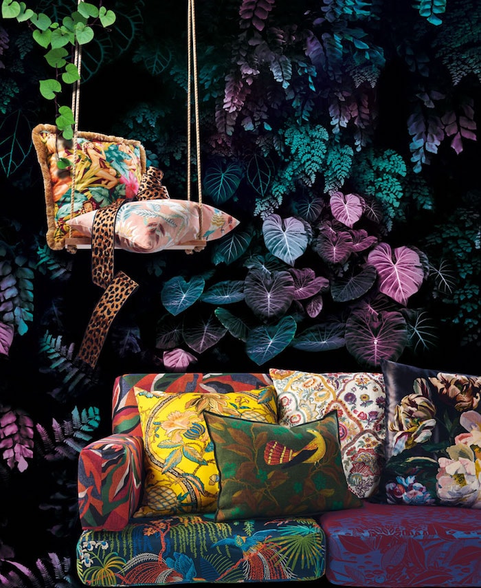 Tropical Nights! Textile Dekoration mit exotischen Botanik-Prints
