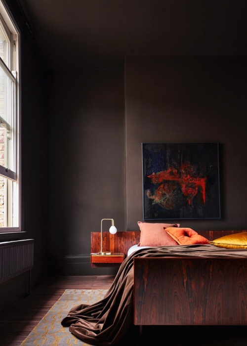 wandgestaltung-braun-tapete-farbe-zoffany-decohome.de_