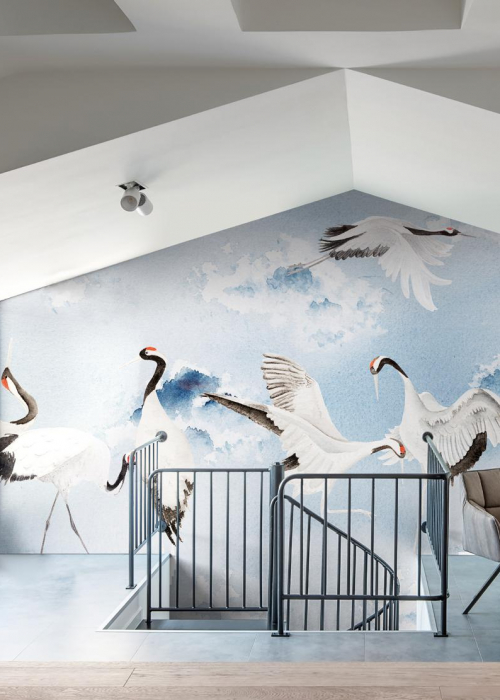kranich-muster-trendwatch-decohome.de-tapete-wallpepper_dancing-cranes