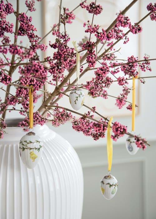 osterdeko eier porzellan hammershoi kaehler