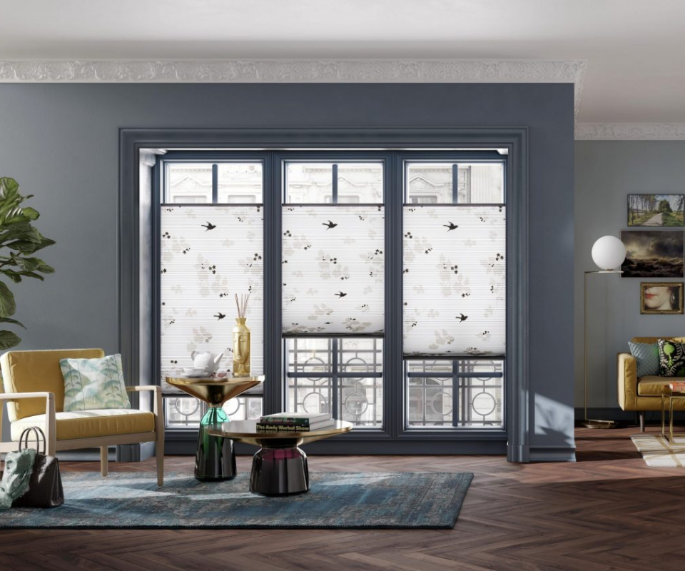 Fensterdekoration Duette Sieger Design 7726 01 02 Air decohome.de