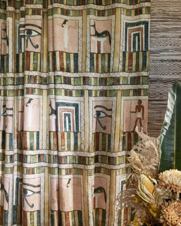 4 pierre frey stoff tapete sarkophag hatschepsut pharaonin EGYPTE0 1