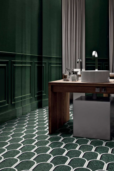 Marmorfliesen Bisazza Marmosaico Design Carlo Dal Bianco TriennaleVerde Federico Cedrone decohome.de