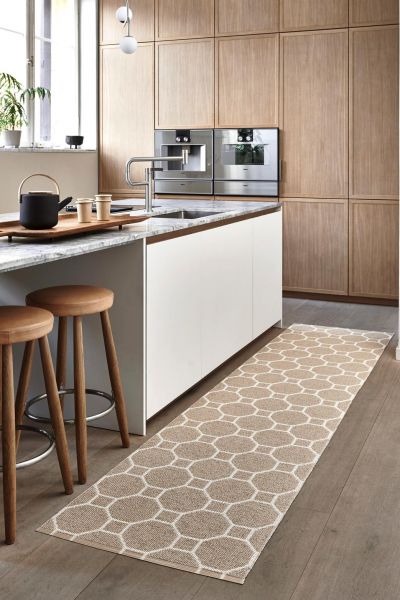 teppich kueche outdoor beige muster PAPPELINA RAKEL decohome.de