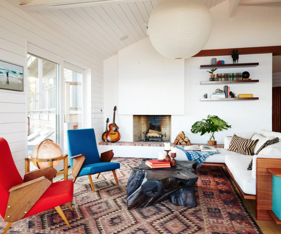 vintage gestalten robert mckinley montauk house wohnzimmer bild nicole franzen decohome.de