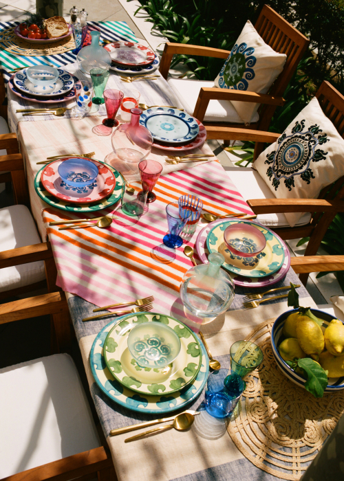 sommerliche tischdeko decohome.de Emporio Sirenuse