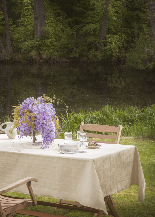 sommerliche tischdeko decohome.de Georg Jensen Damask