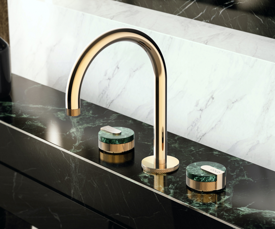 Badarmatur GRAFF Marmor gruen decohome.de