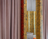 Textile Wandgestaltung Vorhang statt Wandfarbe decohome.de 05 Aparterre ©BOGDAN CIOCODEICA STUDIO foto Vlad Patru