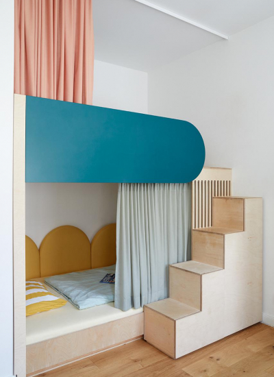 hochbett kinderzimmer vorhang decohome.de JaellundTofta