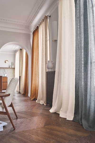 Energie sparen Fensterdekoration Fuelle casamance stoff topaze decohome.de