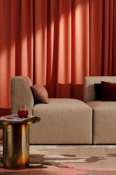 Energie sparen warme Farben Fischbacher Stoffe Donya Baran Mitra Dasht Roya decohome.de