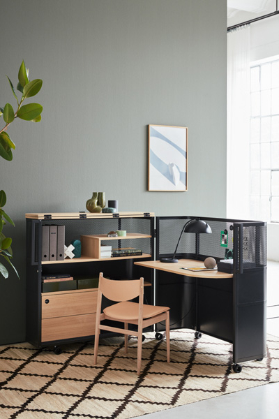 klappbares mikro homeoffice design schreibtisch regale Movo vonderHude