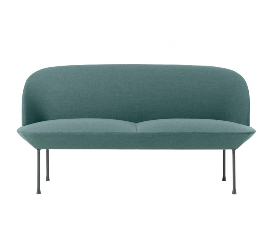 Farbgestaltung Blau Gruen Isabelle Nonnenmacher Muuto Oslo 2 seater decohome.de