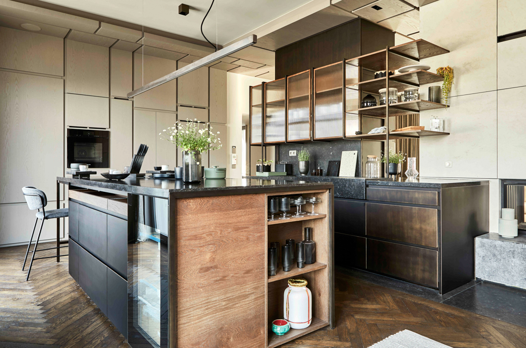 Penthouse Berlin Atelier Novono Geisbergstrasse Kueche v4©Ulf Saupe decohome.de