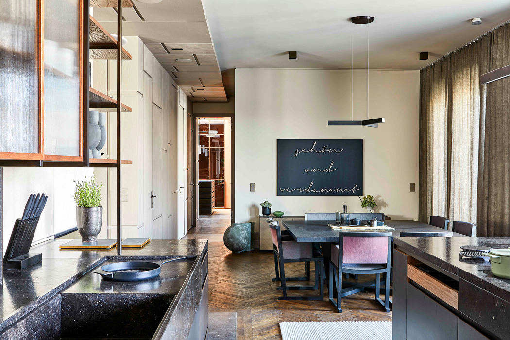 Penthouse Berlin Atelier Novono Geisbergstrasse Kueche v5©Ulf Saupe decohome.de