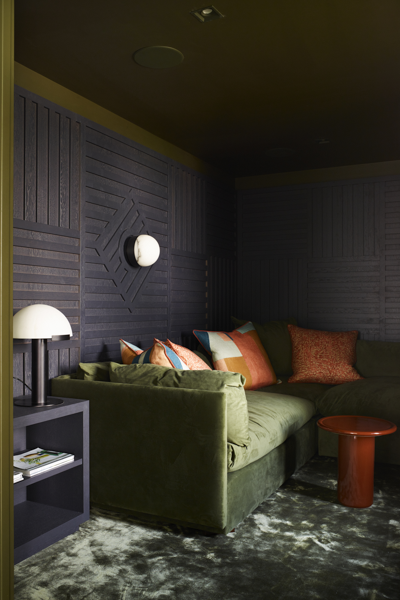 film und musik zimmer wandverkleidung Owl design9a