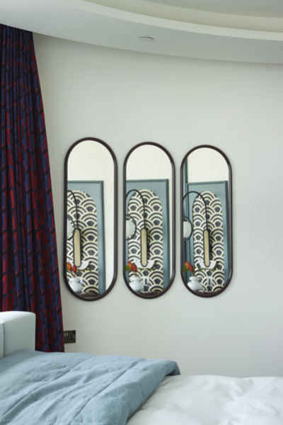 moderner memphis stil spiegel Owl design34