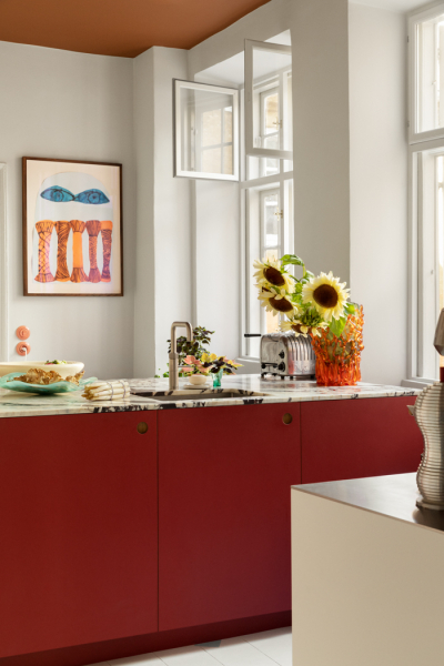 rote Kueche celine hallas decohome.de