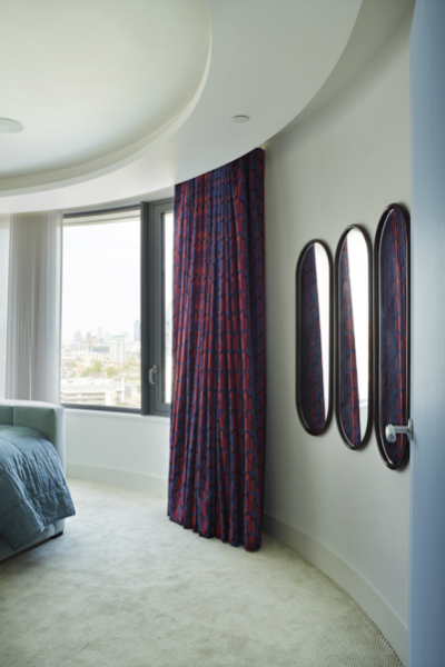 schlafzimmer runde wand vorhang Owl design30 decohome