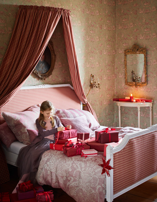 schloss ludwigseck weihnachten von gilsa roter karostoff wohngeschichte sabrina rothe decohome.de