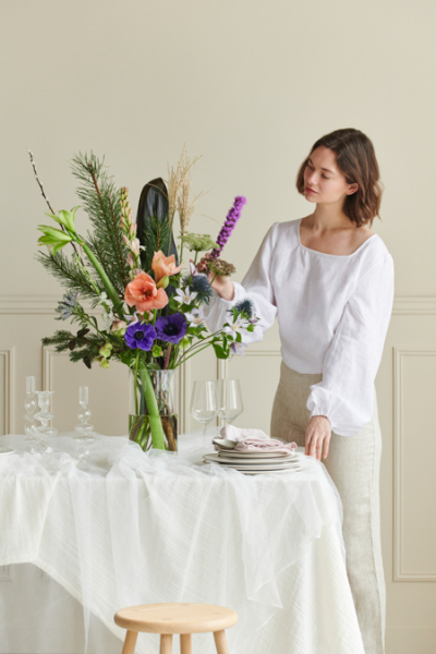 weihnachtlicher blumenstrauss bloomon XMAS decohome.de