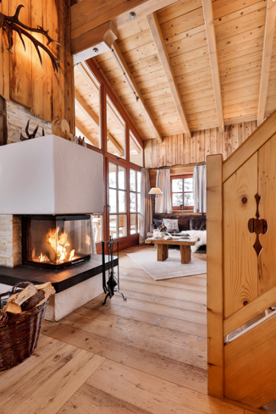 winter hotel LaPosch Dein Bergaway Panorama Chalet Kamin foto Klaus Lorke decohome