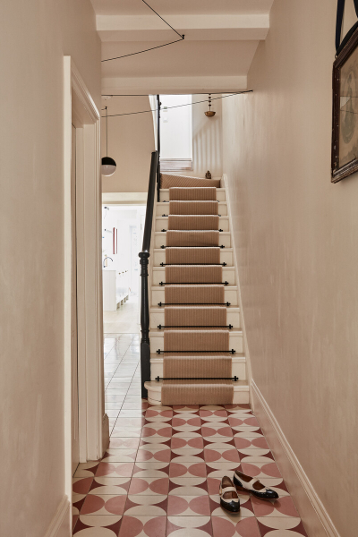 Eingangsbereich Fliesen London Sunita Kumar decohome.de