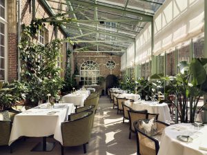 Botanic Sanctuary Hotel Antwerpen Restaurant Wintergarten decohome.de
