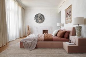 Schlafzimmer rosa Tala Fustok Studio decohome.de