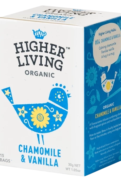 Tee higher living chamomile vanilla front 600x600 decohome.de