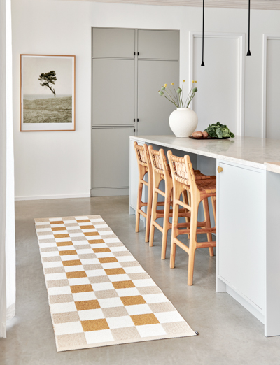 outdoorteppich kariert in kueche decohome.de PAPPELINA PIX