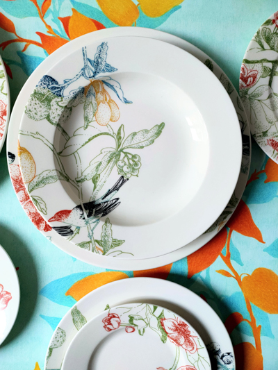 teller blumen voegel decohome.de Francesca Colombo