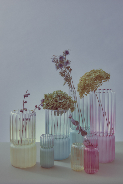 glasvase Cristina Celestino Florilegio Vase cr Mattia Balsamini 15 decohome.de