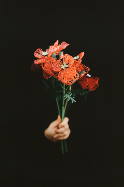 perlen blumen Studyo Bonboncuk decohome.de