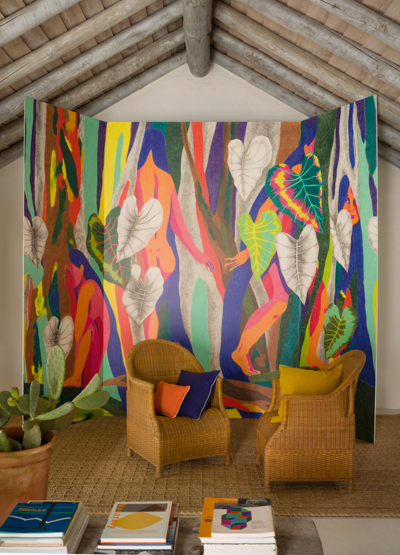 muenchner Stoff fruehling 2023 PF 2023 ILES ENCHANTEES ARUHINE FP985 V decohome.de