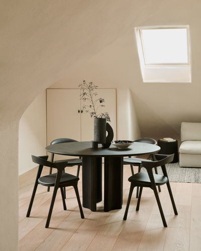 Design tage antwerp design week Ethnicraft dining table 51551 Bok dining chair 35003 Roller Max side table WEB