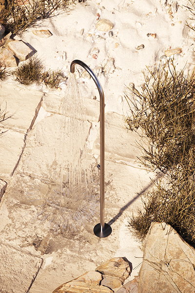 Dusche fuer draussen Helm Zucchetti decohome.de