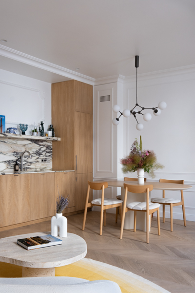 Coedition holzkeuche kuechenzeile schmal decohome.de