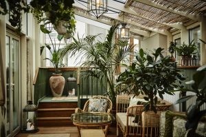 Hotel Sanders Pflanzen tropical Interiors decohome.de