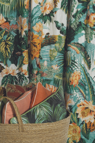 Pierre Frey Vorhangstoff tropical interiors decohome.de