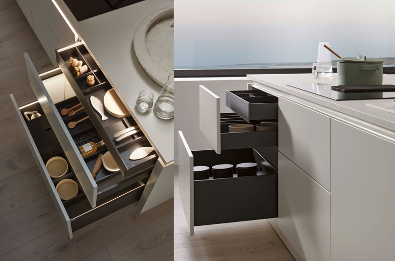 Puristisches Kuechendesign Nolte Kuechen decohome.de