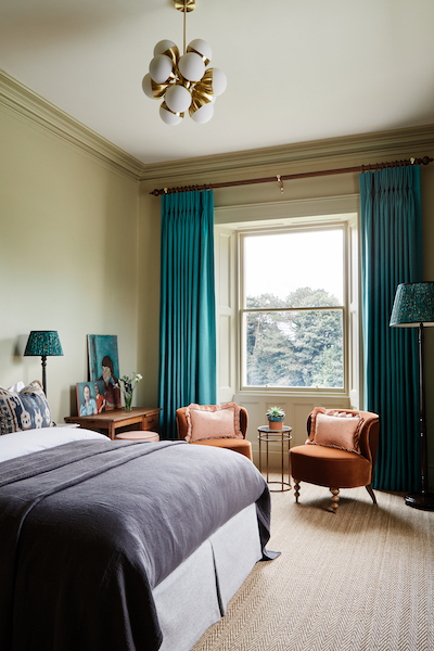 Wohnen mit Farbe Schlafzimmer in Oliv Mylands decohome.de