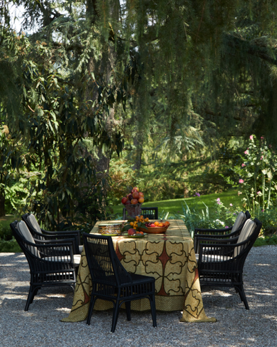 sommertisch tischdecke obst Bonacina decohome.de