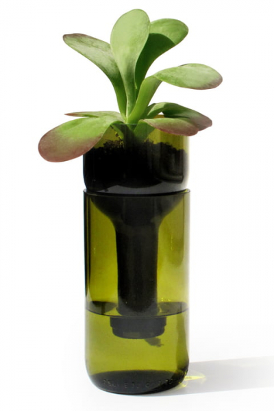 blumentopf selbstwaessernd side by side Self Watering Bottle Blumentopf gruen decohome.de