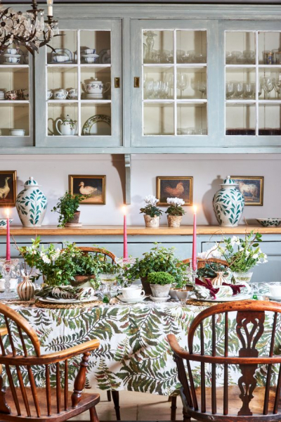 country chic weihnachten england festliche tischdeko decohome.de