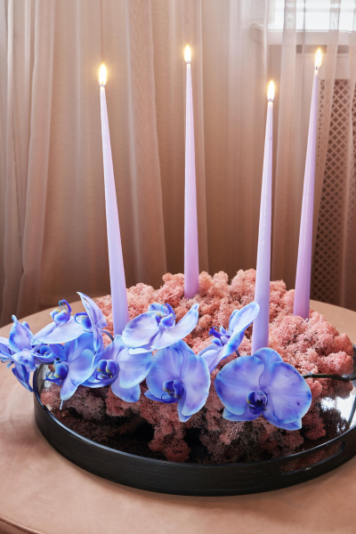 Adventskranz Flieder Færgeman decohome.de