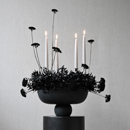 Nordic Nest adventskranz schwarz modern dechome.de