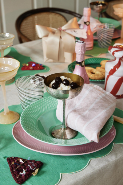 Tischdeko Weihnachten Candy Christmas Færgeman decohome.de