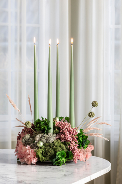 adventskranz modern weihnachtsheft decohome.de